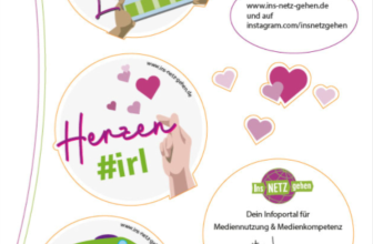 Stickerbogen-Ins-Netz-gehen