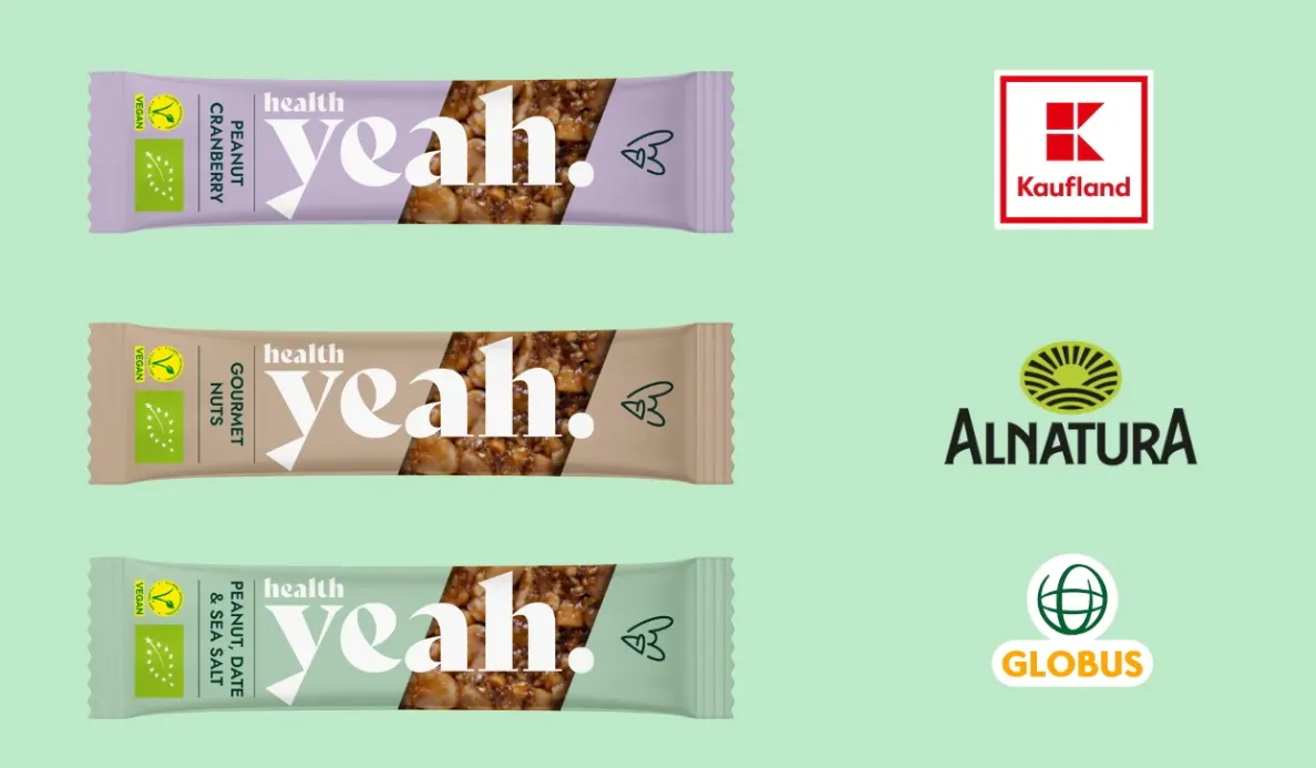 Gratis Testen: Bis zu 2 health yeah Nussriegel  [Kaufland, Alnatura, Globus]