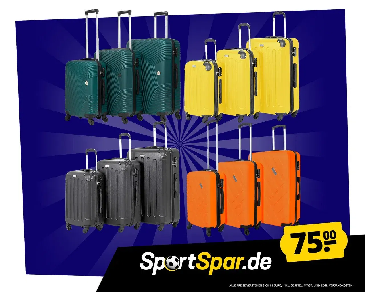 VERTICAL STUDIO Oslo 20 24 28 Koffer 3er Set