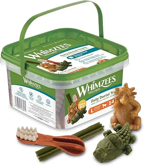 Whimzees By Wellness Hunde Zahnpflegesnacks Gemischte Vielfaltsbox Größe L