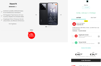 Xiaomi 14 + Vodafone Smart Lite Spezial