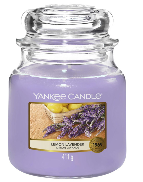 Yankee-Candle-Duftkerze-Im-Glas-Mittelgroß-Lemon-Lavender-