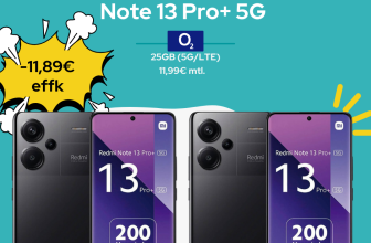 Zwei Redmi Note 13 Pro+ 5G Smartphones mit O2 Vertrag und 25GB Datenvolumen