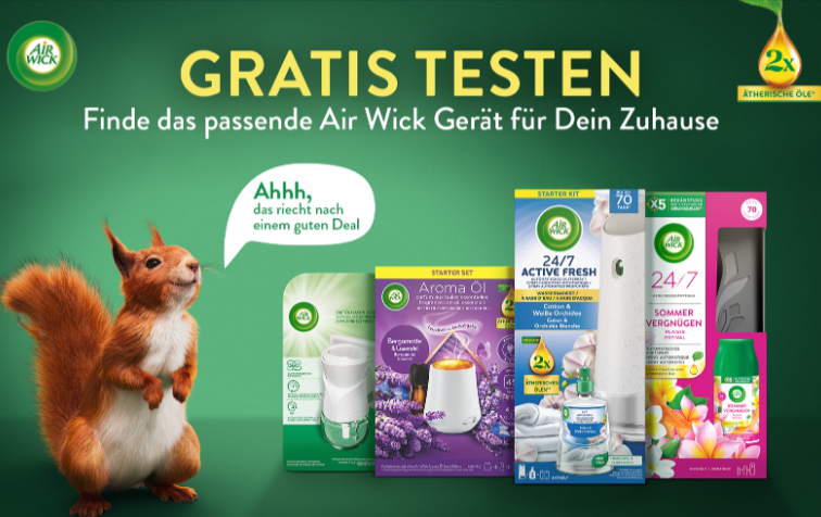 Air Wick Gratis Testen