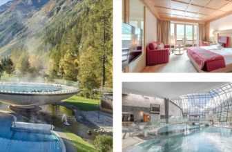 Panoramablick auf das Aqua Dome Hotel & Therme in Tirol