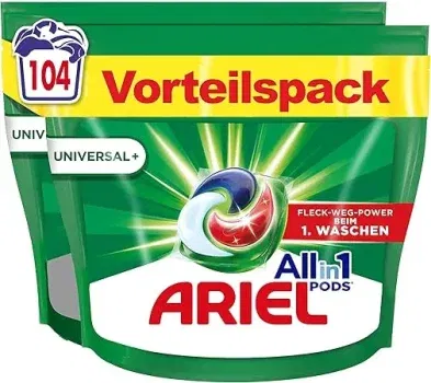 Ariel Waschmittel Pods All-in-1 - 104 Waschladungen