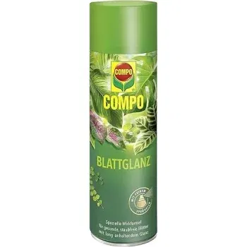 COMPO Blattglanz-Spray für Grünpflanzen in Verpackung