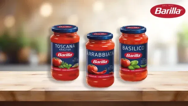 Barilla Pasta Sauce Basilico Flasche mit marktguru Cashback-Angebot