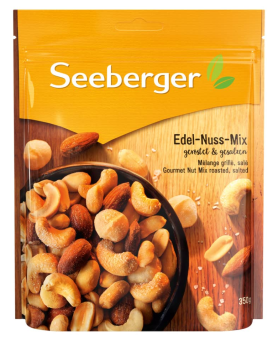 Seeberger Edel-Nuss-Mix 7x350g - hochwertige Nussmischung in sieben Packungen