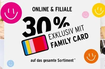Ernstings Family : 30 % Rabatt auf alles [Family Card]