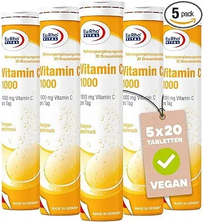 Eurhovital Vitamin C 1000 Brausetabletten