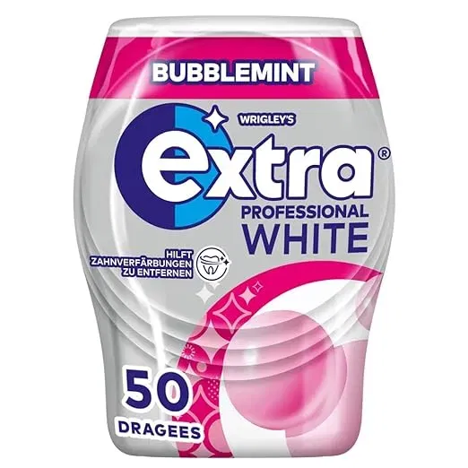 Extra Professional White Kaugummi Bubblemint 50 Dragees