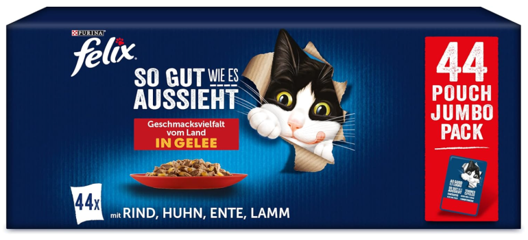 FELIX Portionsbeutel mit Geschmacksvielfalt für Katzen