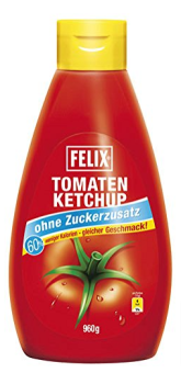 Felix Ketchup Zurckerreduziert Flasche 960g ohne Zuckerzusatz 60% weniger Zucker