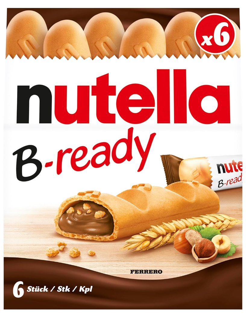 Ferrero Nutella B Ready 1 Packung Mit 6 Stueck 132G