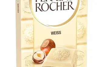 Ferrero Rocher Tafel Weiße Schokolade mit Haselnuss 90g