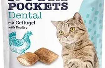 GimCat Nutri Pockets Dental - Knuspriger Katzensnack für die Zahngesundheit