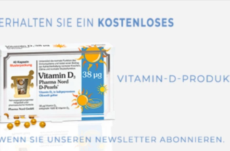 Pharma Nord Vitamin D Kapsel auf Handfläche