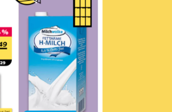 Netto Scottie Milchwolke H-Milch 12x1 l für 8€ - 0,67 €/l