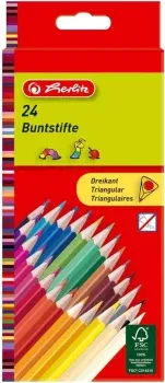 Herlitz 24 Buntstifte in verschiedenen Farben