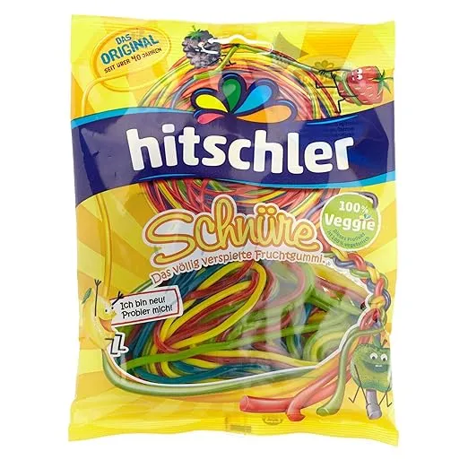 Hitschler Fruchtgummi Schnuere 4 Farben