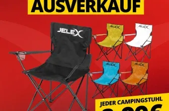 Schnäppchen, Deals und Rabattcodes des Tages: JELEX Expedition Campingstuhl 2026