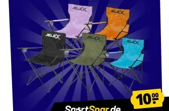JELEX Expedition Campingstuhl (7 Farven) für 14,95 € inkl. Versand