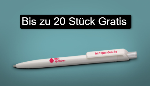 Kugelschreiber Blut Und Plasmaspende