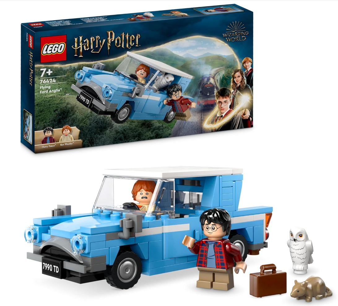Lego Harry Potter Fliegender Ford Anglia Baubares Spielzeug Auto Fuer Kinder Geschenk