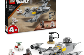 LEGO Star Wars 75410 Mandos und Grogus N-1 Starfighter Spielzeug - Miniaturfiguren und Raumschiff