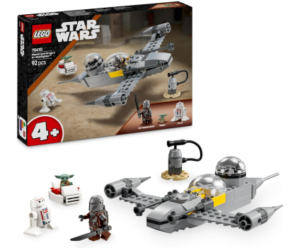 LEGO Star Wars 75410 Mandos und Grogus N-1 Starfighter Spielzeug - Miniaturfiguren und Raumschiff