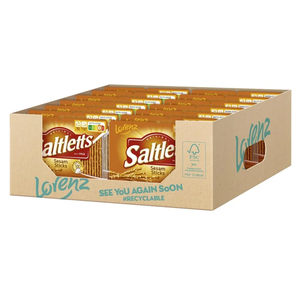 LORENZ Saltletts Sticks Sesam 14 x 175 g vegan B003R7K2E2 6 LORENZ Saltletts Sticks Sesam 14 x 175 g vegan B003R7K2E2 6