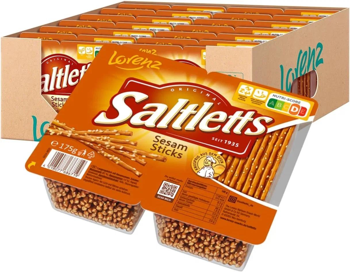 Lorenz Snack World Saltletts Sticks Sesam 14er Pack (14 x 175 g)