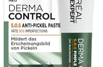 L’Oréal Paris Men Expert Anti Pickel Paste SOS Derma Control - Effektive Lösung für Männerhaut mit Pickelproblemen.