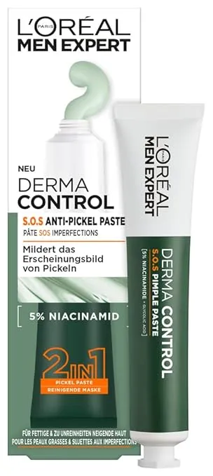 Loreal Paris Men Expert Anti Pickel Paste Sos Derma Control