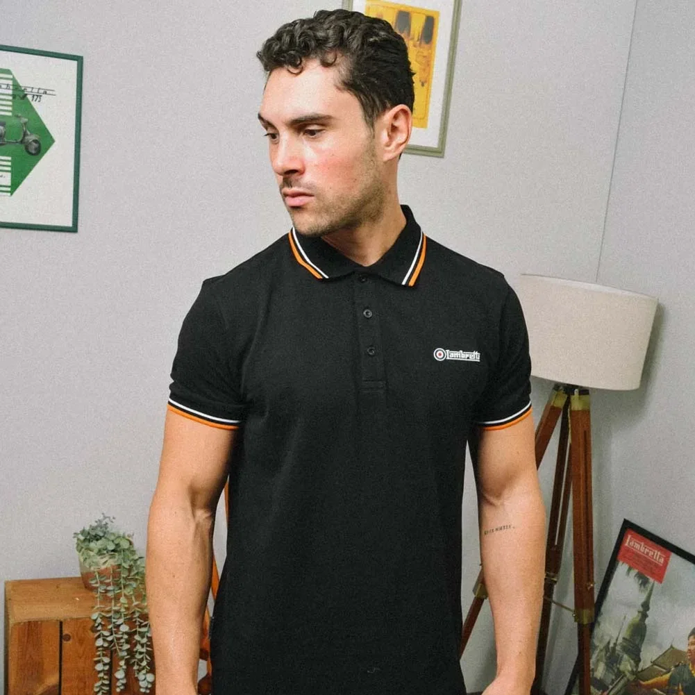 Lambretta Herren Polo Shirt (9 Varianten, Gr. S bis 4XL)