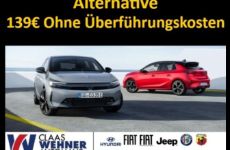 Opel Corsa in leuchtendem Rot - attraktives Leasingangebot für 99,00 € pro Monat