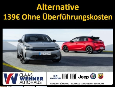 Opel Corsa in leuchtendem Rot - attraktives Leasingangebot für 99,00 € pro Monat