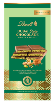 Lindt Dubai Style Chocolade 145g Tafel