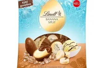 Lindt Schokolade Banana Split-Eier mit Bananengeschmack