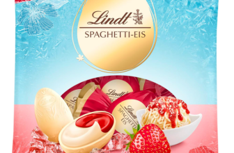 Lindt Schokolade Spaghetti-Eis-Eier 90 g Beutel