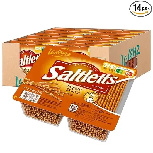 Lorenz Snack World Saltletts Sticks Sesam 14Er Pack