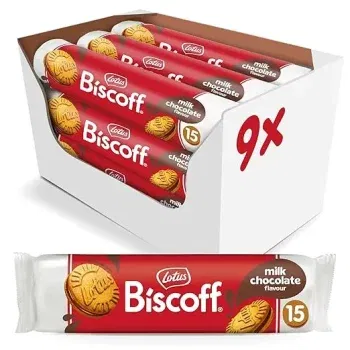 Lotus Biscoff Sandwich-Doppelkekse mit Schokoladengeschmack 9er Pack - Bildnummer 574773