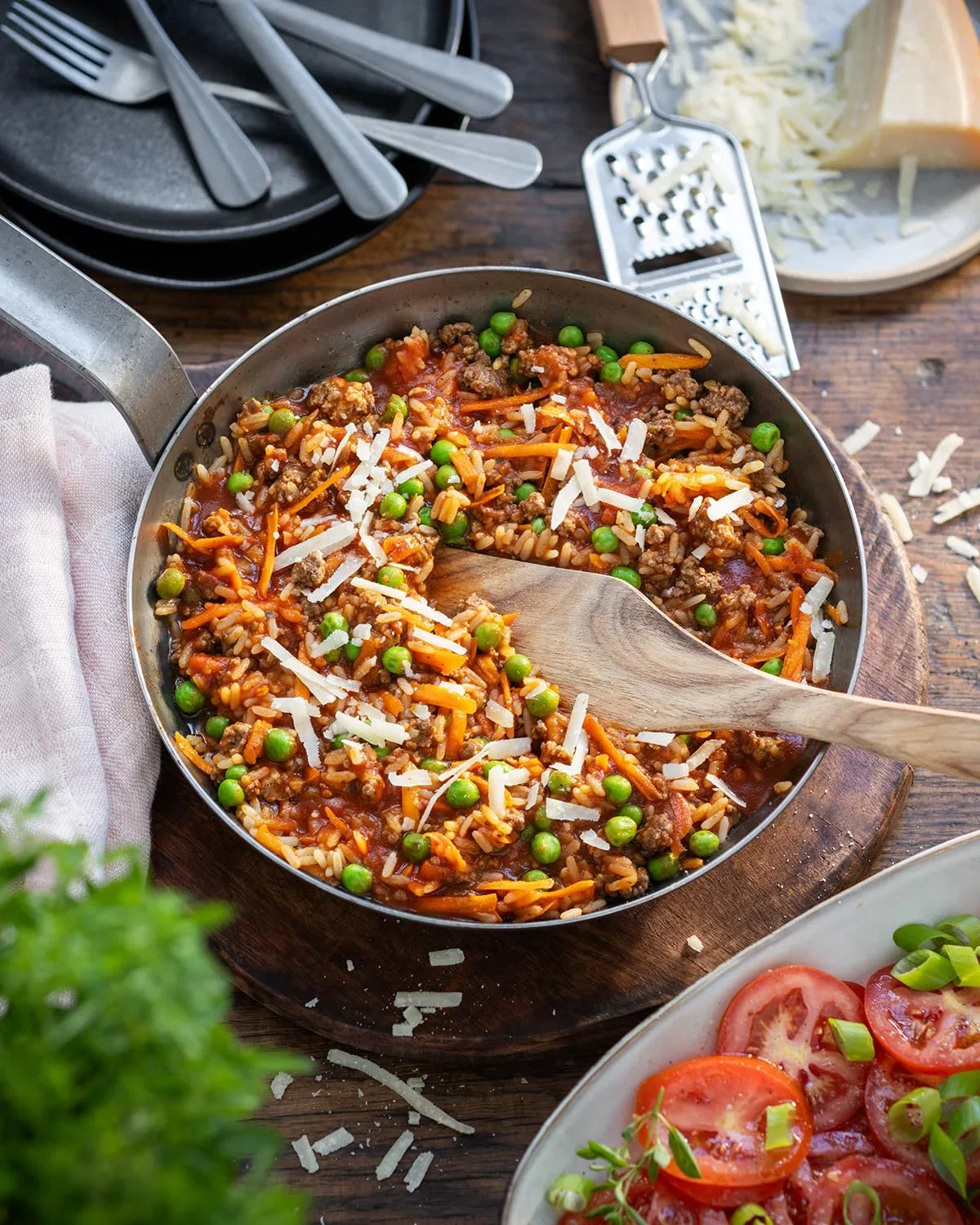 MAGGI Fix fuer Tomaten Bolognese Wuerzmischung Beispiel