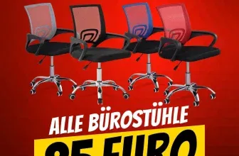 MUWO Director Büro Drehstuhl in 4 Farben