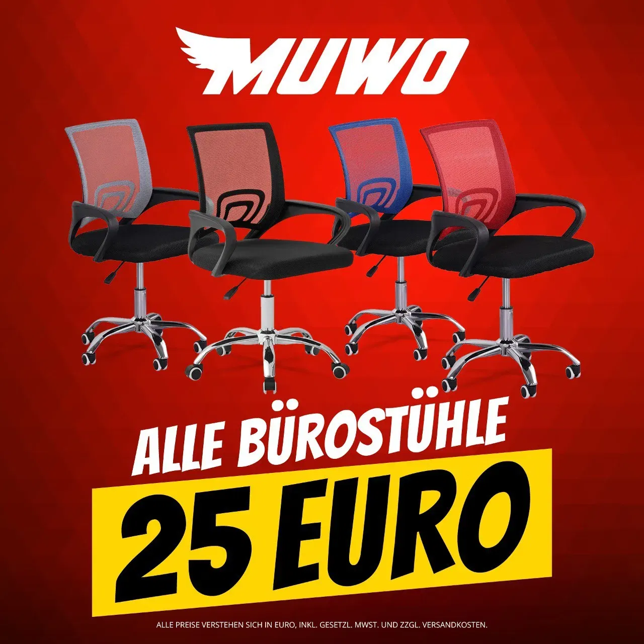 Muwo Director Büro Drehstuhl In 4 Farben