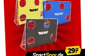 Fußballtor mit Torwand MUWO 217 x 153 cm