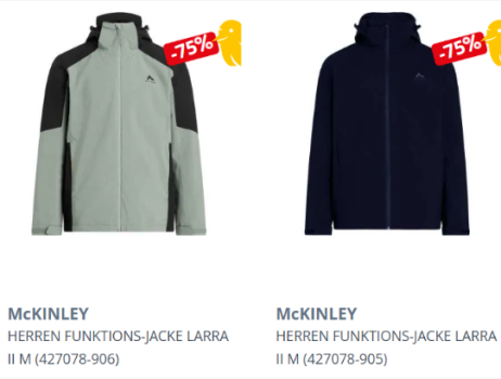 McKinley Larra II Funktionsjacke in zwei Farben, Größe S bis 4XL