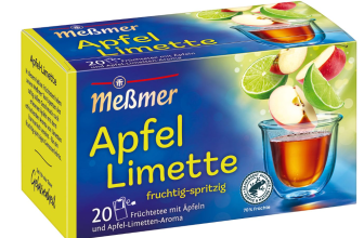 Meßmer Apfel-Limette Teebeutel Packung mit 20 Stück