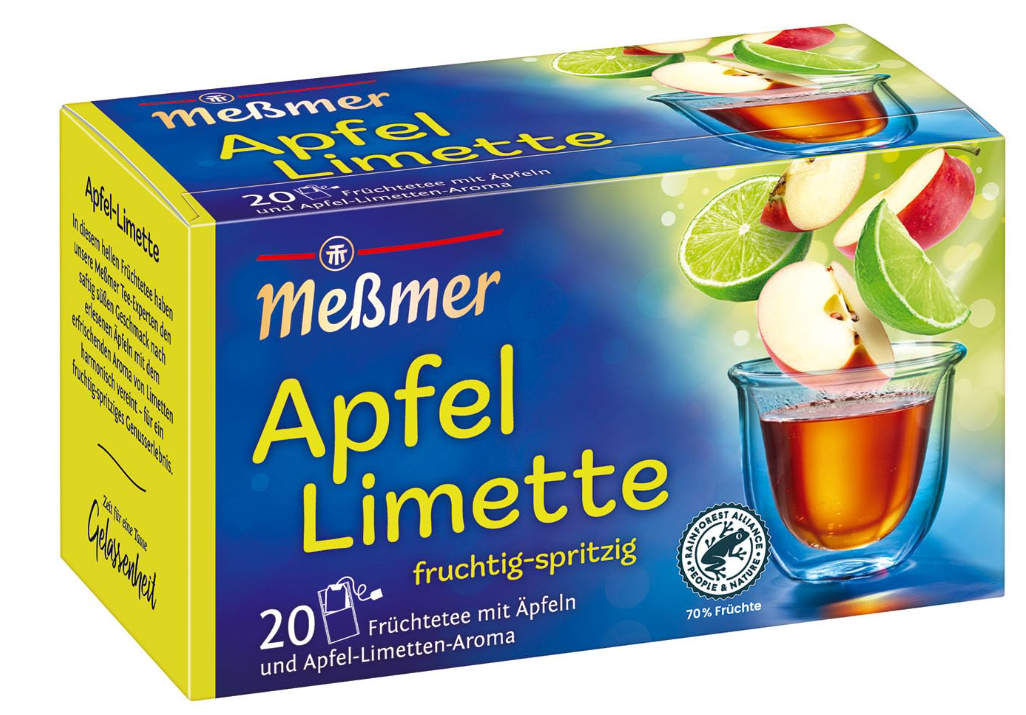 Messmer Apfel Limette 20 Teebeutel